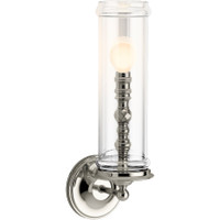 Kohler Lighting Damask 17" Tall 1 Light Wall Sconce - Polished Nickel Kohler Lighting Damask 17" Tall 1 Light Wall Sconce - Polished Nickel