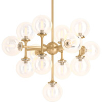 Kohler Lighting Bellera 13 Light 32" Wide Sputnik Chandelier - Brushed Moderne Brass Kohler Lighting Bellera 13 Light 32" Wide Sputnik Chandelier - Brushed Moderne Brass