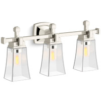 Kohler Lighting Riff 3 Light 25" Wide Vanity Light - Polished Nickel Kohler Lighting Riff 3 Light 25" Wide Vanity Light - Polished Nickel