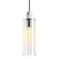 Kohler Lighting Crue 5" Wide Mini Pendant with Clear Glass Shade - Polished Chrome Kohler Lighting Crue 5" Wide Mini Pendant with Clear Glass Shade - Polished Chrome