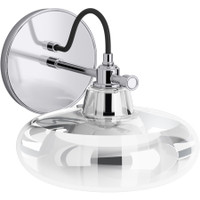 Kohler Lighting Modern Farm 8" Wide Water Globe Wall Sconce - Polished Chrome Kohler Lighting Modern Farm 8" Wide Water Globe Wall Sconce - Polished Chrome