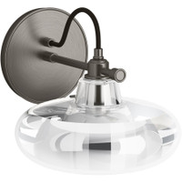 Kohler Lighting Modern Farm 8" Wide Water Globe Wall Sconce - Valiant Nickel Kohler Lighting Modern Farm 8" Wide Water Globe Wall Sconce - Valiant Nickel