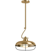 Kohler Lighting Modern Farm 12" Wide 1 Light Pendant - Modern Brushed Gold Kohler Lighting Modern Farm 12" Wide 1 Light Pendant - Modern Brushed Gold