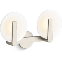 Kohler Lighting Hint 2 Light 11" Tall Wall Sconce - Brushed Nickel Kohler Lighting Hint 2 Light 11" Tall Wall Sconce - Brushed Nickel
