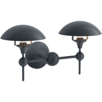 Kohler Lighting Vorleigh 22" Wide 2 Light Adjustable Dome Vanity Light - Gunmetal Kohler Lighting Vorleigh 22" Wide 2 Light Adjustable Dome Vanity Light - Gunmetal