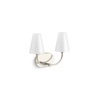 Kohler Lighting Kernen by Studio McGee 2 Light 15" Wide Vanity Light - Polished Nickel Kohler Lighting Kernen by Studio McGee 2 Light 15" Wide Vanity Light - Polished Nickel