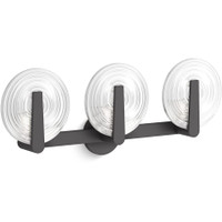 Kohler Lighting Hint 3 Light 11" Tall Wall Sconce , Matte Black Kohler Lighting Hint 3 Light 11" Tall Wall Sconce , Matte Black