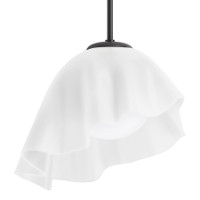 Kohler Lighting Landshapes 15" Wide LED Abstract Pendant - Matte Black Kohler Lighting Landshapes 15" Wide LED Abstract Pendant - Matte Black