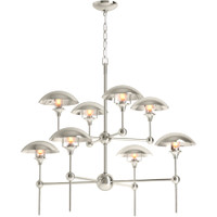 Kohler Lighting Vorleigh 26" Wide 8 Light Adjustable Dome Chandelier - Polished Nickel Kohler Lighting Vorleigh 26" Wide 8 Light Adjustable Dome Chandelier - Polished Nickel