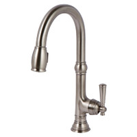 Newport Brass Jacobean 1.8 GPM Single Hole Pull Down Kitchen Faucet - Antique Nickel