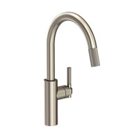 Newport Brass Muncy 1.8 GPM Single Hole Pull Down Kitchen Faucet - Antique Nickel