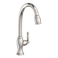 Newport Brass Nadya 1.8 GPM Single Hole Pull Down Kitchen Faucet - Polished Nickel