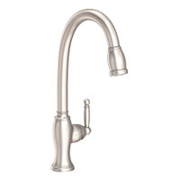 Newport Brass Nadya 1.8 GPM Single Hole Pull Down Kitchen Faucet - Satin Nickel
