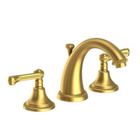 Newport Brass Amisa 1.2 GPM Widespread Bathroom Faucet with Pop-Up Drain Assembly - Satin Brass (PVD)