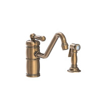 Newport Brass Nadya 1.8 GPM Widespread Kitchen Faucet - Antique Brass