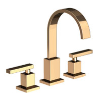 Newport Brass Secant 1.2 GPM Widespread Bathroom Faucet with Pop-Up Drain Assembly - French Gold (PVD)