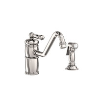 Newport Brass Nadya 1.8 GPM Widespread Kitchen Faucet - Polished Nickel (PVD) Newport Brass Nadya 1.8 GPM Widespread Kitchen Faucet - Polished Nickel (PVD)