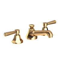 Newport Brass Metropole 1.2 GPM Widespread Bathroom Faucet with Pop-Up Drain Assembly - Polished Brass Uncoated (Living)