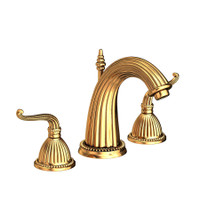 Newport Brass Alexandria 1.2 GPM Widespread Bathroom Faucet with Pop-Up Drain Assembly - Polished Gold (PVD)