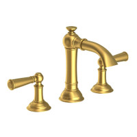 Newport Brass Aylesbury 1.2 GPM Widespread Bathroom Faucet with Pop-Up Drain Assembly - Satin Brass (PVD)