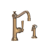 Newport Brass Jacobean 1.8 GPM Widespread Kitchen Faucet - Antique Brass