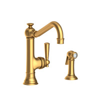 Newport Brass Jacobean 1.8 GPM Widespread Kitchen Faucet - Satin Bronze (PVD)