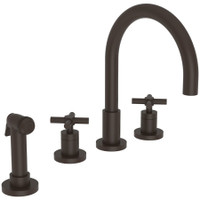 Newport Brass East Linear 1.8 GPM Widespread Kitchen Faucet - Oil Rubbed Bronze Newport Brass East Linear 1.8 GPM Widespread Kitchen Faucet - Oil Rubbed Bronze
