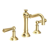 Newport Brass Jacobean 1.2 GPM Widespread Bathroom Faucet with Pop-Up Drain Assembly - Forever Brass (PVD)