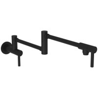 Newport Brass East Linear 4.5 GPM Wall Mounted Single Hole Pot Filler - Flat Black