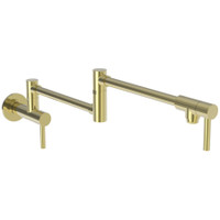 Newport Brass East Linear 4.5 GPM Wall Mounted Single Hole Pot Filler - Forever Brass (PVD)