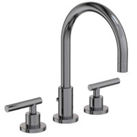 Newport Brass East Linear 1.2 GPM Widespread Bathroom Faucet with Pop-Up Drain Assembly - Midnight Chrome Newport Brass East Linear 1.2 GPM Widespread Bathroom Faucet with Pop-Up Drain Assembly - Midnight Chrome