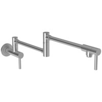 Newport Brass East Linear 4.5 GPM Wall Mounted Single Hole Pot Filler - Stainless Steel (PVD)