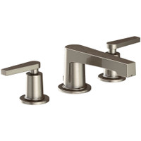 Newport Brass Dorrance 1.2 GPM Widespread Bathroom Faucet with Pop-Up Drain Assembly with Lever Handles - Antique Nickel Newport Brass Dorrance 1.2 GPM Widespread Bathroom Faucet with Pop-Up Drain Assembly with Lever Handles - Antique Nickel