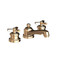 Newport Brass Miro 1.2 GPM Widespread Bathroom Faucet with Pop-Up Drain Assembly French Gold (PVD)