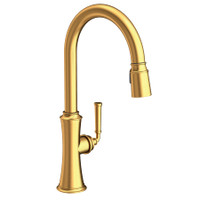 Newport Brass Stripling 1.8 GPM Single Hole Pull Down Kitchen Faucet - Satin Gold (PVD) Newport Brass Stripling 1.8 GPM Single Hole Pull Down Kitchen Faucet - Satin Gold (PVD)