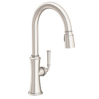 Newport Brass Stripling 1.8 GPM Single Hole Pull Down Kitchen Faucet - Satin Nickel Newport Brass Stripling 1.8 GPM Single Hole Pull Down Kitchen Faucet - Satin Nickel