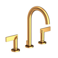 Newport Brass Priya 1.2 GPM Widespread Bathroom Faucet with Pop-Up Drain Assembly - Satin Gold (PVD)