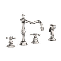 Newport Brass Chesterfield 1.8 GPM Widespread Kitchen Faucet - Polished Nickel (PVD)