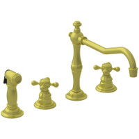 Newport Brass Chesterfield 1.8 GPM Widespread Kitchen Faucet - Satin Bronze (PVD)
