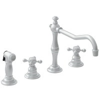 Newport Brass Chesterfield 1.8 GPM Widespread Kitchen Faucet - Satin Nickel