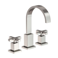Newport Brass Secant 1.2 GPM Widespread Bathroom Faucet with Pop-Up Drain Assembly , Polished Nickel (PVD)