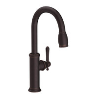 Newport Brass Chesterfield 1.8 GPM Single Hole Pull Down Kitchen Faucet - Venetian Bronze
