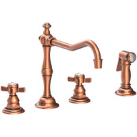 Newport Brass Fairfield 1.8 GPM Widespread Kitchen Faucet - Antique Copper