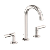 Newport Brass Pavani 1.2 GPM Widespread Bathroom Faucet with Pop-Up Drain Assembly - Polished Nickel
