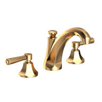 Newport Brass Metropole 1.2 GPM Widespread Bathroom Faucet with Pop-Up Drain Assembly , Polished Brass Uncoated (Living) Newport Brass Metropole 1.2 GPM Widespread Bathroom Faucet with Pop-Up Drain Assembly , Polished Brass Uncoated (Living)