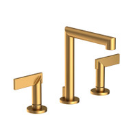 Newport Brass Keaton 1.2 GPM Widespread Bathroom Faucet with Pop-Up Drain Assembly - Satin Bronze (PVD)