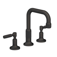 Newport Brass Clemens 1.2 GPM Widespread Bathroom Faucet with Pop-Up Drain Assembly - Flat Black