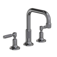 Newport Brass Clemens 1.2 GPM Widespread Bathroom Faucet with Pop-Up Drain Assembly - Midnight Chrome