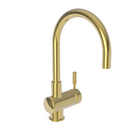 Newport Brass East Linear 1.8 GPM Single Hole Bar Faucet - Polished Gold (PVD)