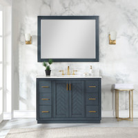 Altair Clarity & main 48" Single Bathroom Vanity Set with Grain White Composite Stone Countertop Altair Clarity & main 48" Single Bathroom Vanity Set with Grain White Composite Stone Countertop